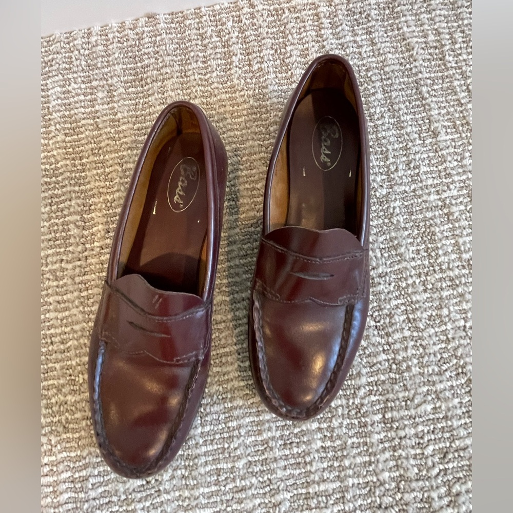 G.H. Bass Weejuns Leather Women’s Penny Loafers Wine size 7 - Picture 2 of 5